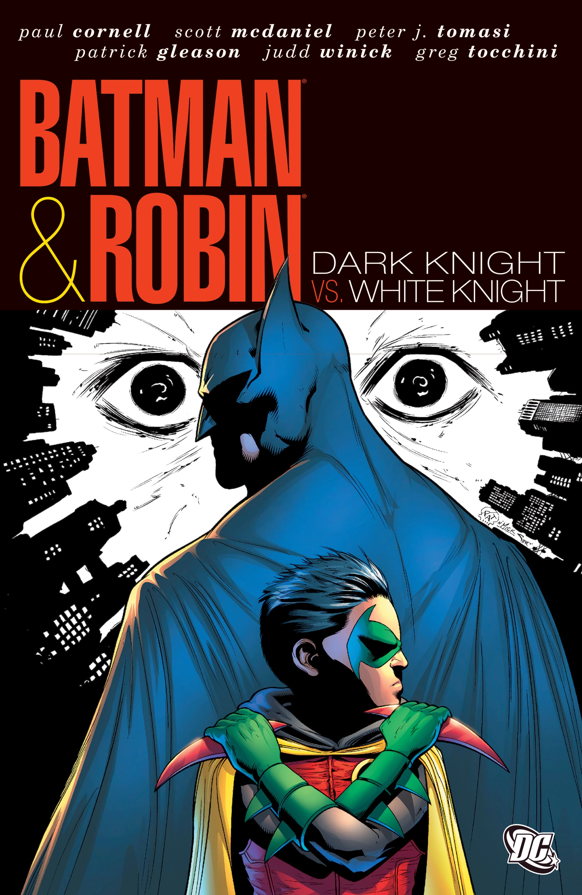 Batman & Robin: Dark Knight Vs. White Knight (DC, 2017) cover